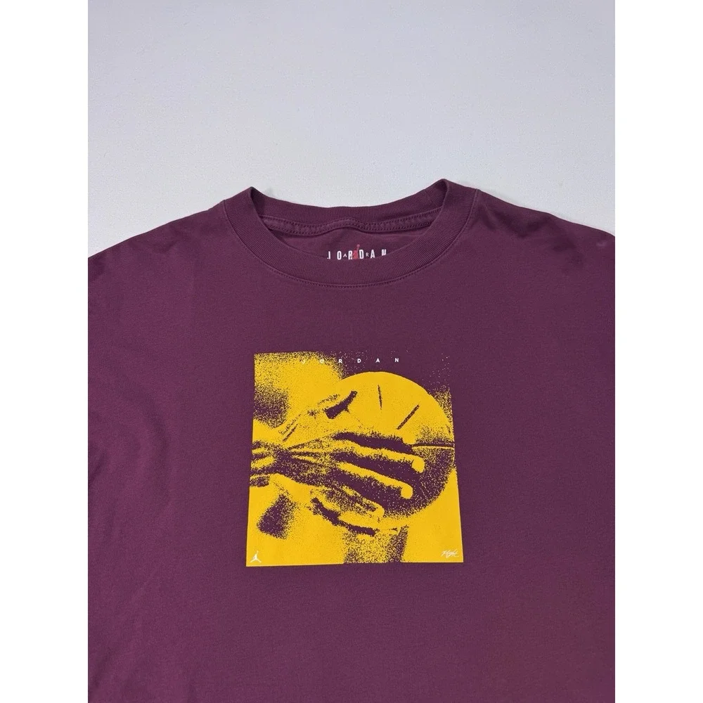 Jordan Shirt Mens Medium Red Graphic Statement 85 Tee Double Sided DV1441-680